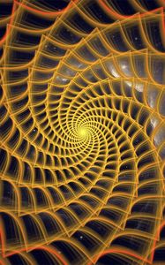 Preview wallpaper spiral, twisted, tangled, fractal, abstraction
