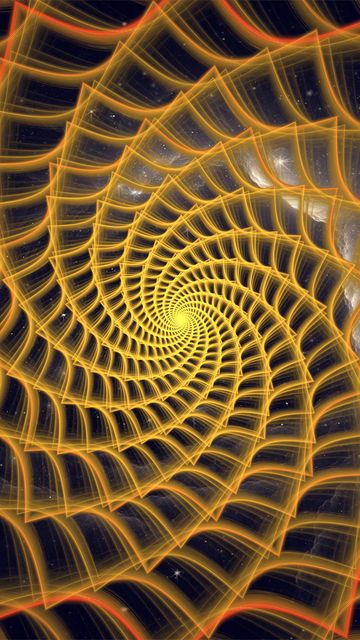 360x640 Wallpaper spiral, twisted, tangled, fractal, abstraction
