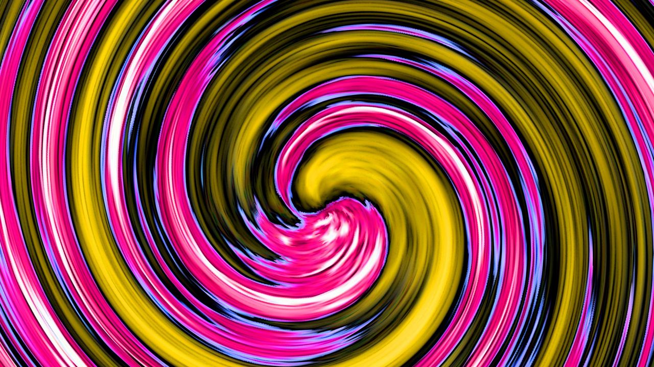 Wallpaper spiral, vortex, swirling, multi-colored