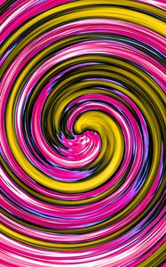 Preview wallpaper spiral, vortex, swirling, multi-colored