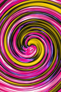 Preview wallpaper spiral, vortex, swirling, multi-colored