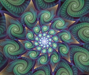 Preview wallpaper spirals, fractal, pattern, abstraction