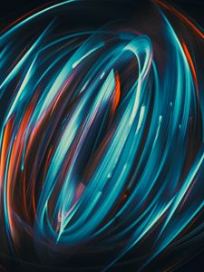 Preview wallpaper spirograph, long exposure, glow, abstraction