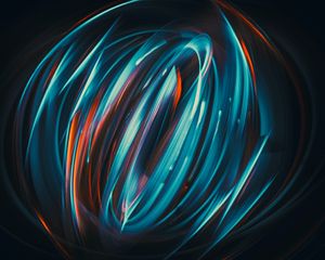 Preview wallpaper spirograph, long exposure, glow, abstraction