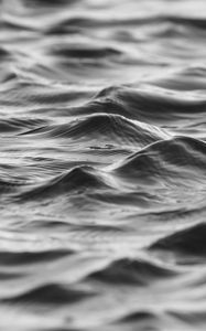 Preview wallpaper splashes, water, sea, black and white