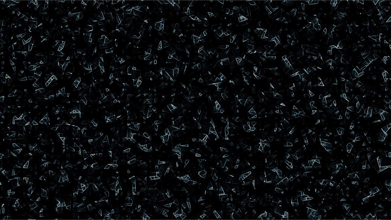Wallpaper splinters, black, cubism, shapes
