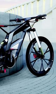 Preview wallpaper sport, audi, grey background, bicycling