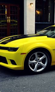 Preview wallpaper sport car, yellow, side view