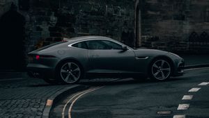 Preview wallpaper sports car, car, black, street