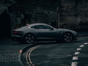 Preview wallpaper sports car, car, black, street