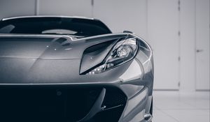 Preview wallpaper sports car, car, gray, front view