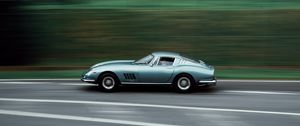 Preview wallpaper sports car, car, retro, speed, road