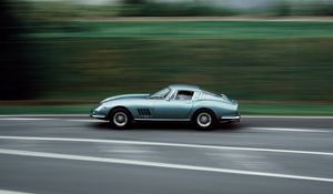 Preview wallpaper sports car, car, retro, speed, road