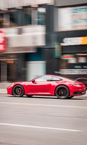 Preview wallpaper sports car, car, speed, red