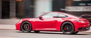 Preview wallpaper sports car, car, speed, red