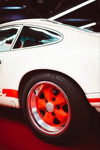 Preview wallpaper sports car, car, wheel, white