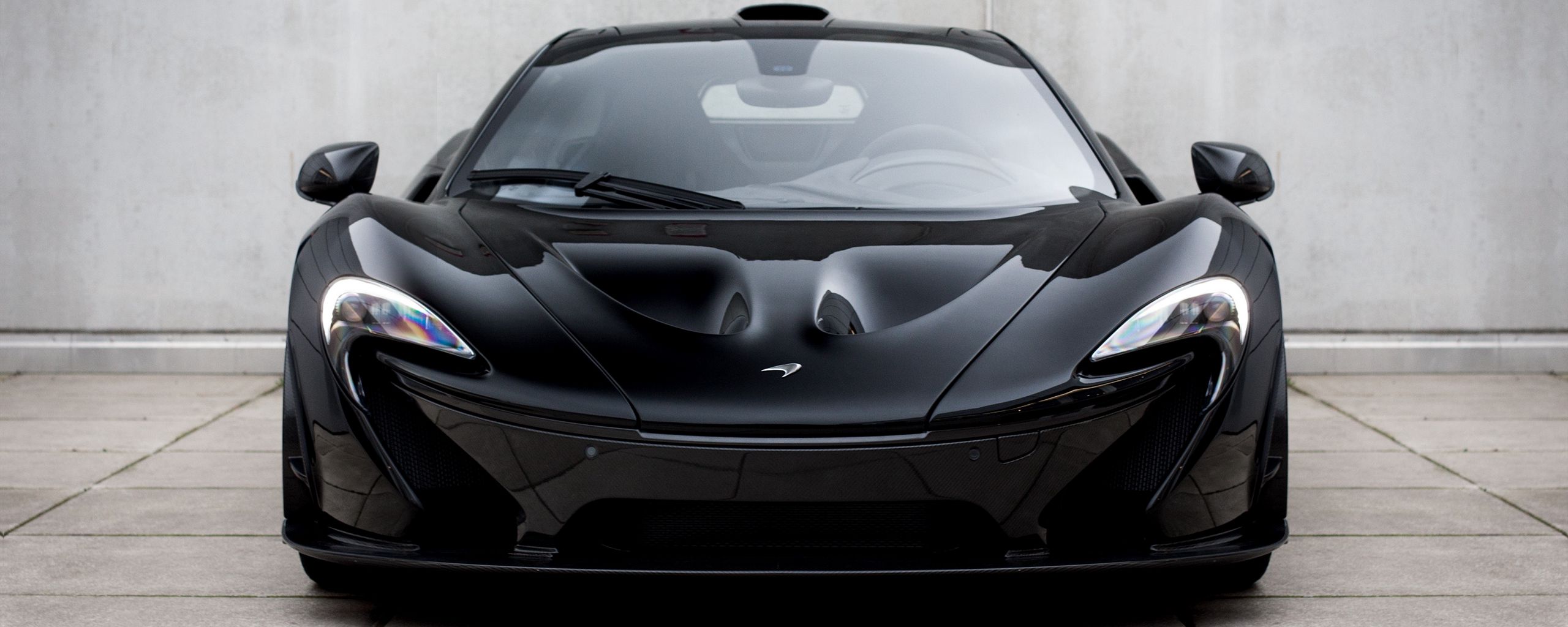 2560x1024 Wallpaper sports car, front view, supercar, style