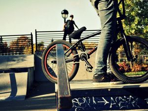 Preview wallpaper sports, people, bmx, bike