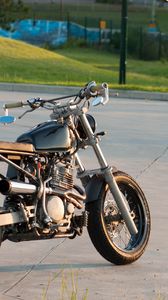 Preview wallpaper sportster, motorcycle, bike, black