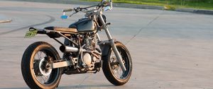 Preview wallpaper sportster, motorcycle, bike, black