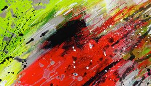 Preview wallpaper spots, colorful, abstraction, paint, canvas