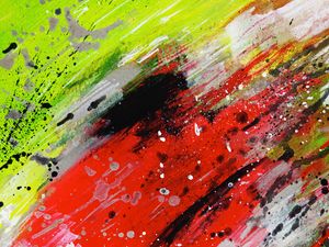 Preview wallpaper spots, colorful, abstraction, paint, canvas