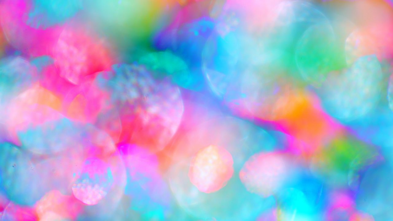 Wallpaper spots, colorful, abstraction, blur