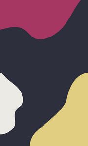Preview wallpaper spots, colorful, wavy, minimalism