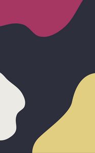 Preview wallpaper spots, colorful, wavy, minimalism