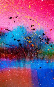 Preview wallpaper spots, glass, paint, colorful, surface