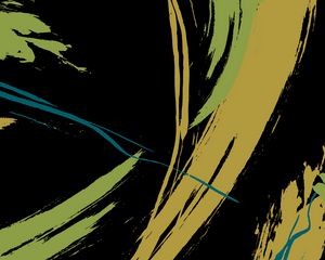 Preview wallpaper spots, lines, paint, green, yellow