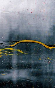 Preview wallpaper spots, lines, paint, glass, abstraction
