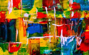 Preview wallpaper spots, paint, abstraction, colorful, texture