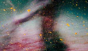 Preview wallpaper spots, paint, glass, abstraction, transparent