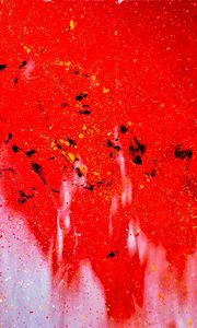 Preview wallpaper spots, paint, glass, abstraction, red