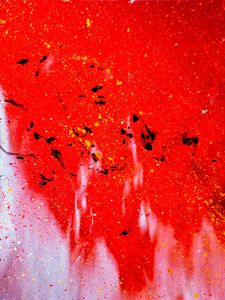 Preview wallpaper spots, paint, glass, abstraction, red