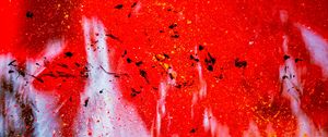 Preview wallpaper spots, paint, glass, abstraction, red