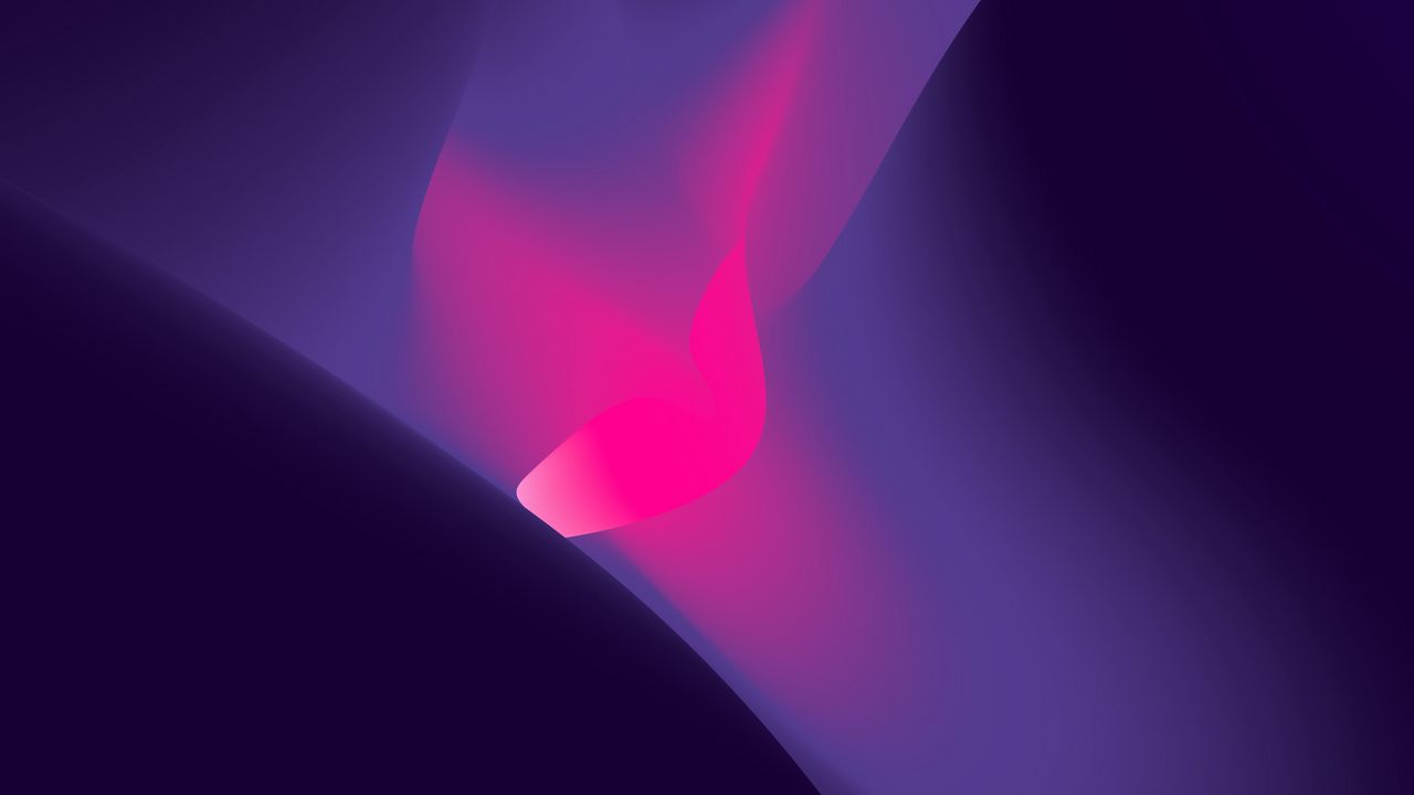 Wallpaper spots, waves, abstraction, bright, pink, purple