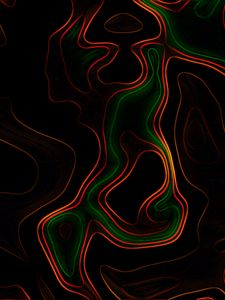 Preview wallpaper spots, wavy, colorful, abstraction