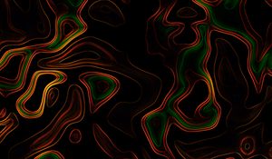 Preview wallpaper spots, wavy, colorful, abstraction