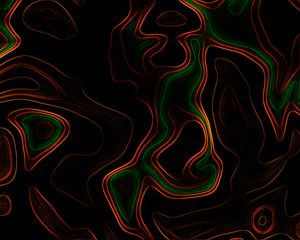 Preview wallpaper spots, wavy, colorful, abstraction