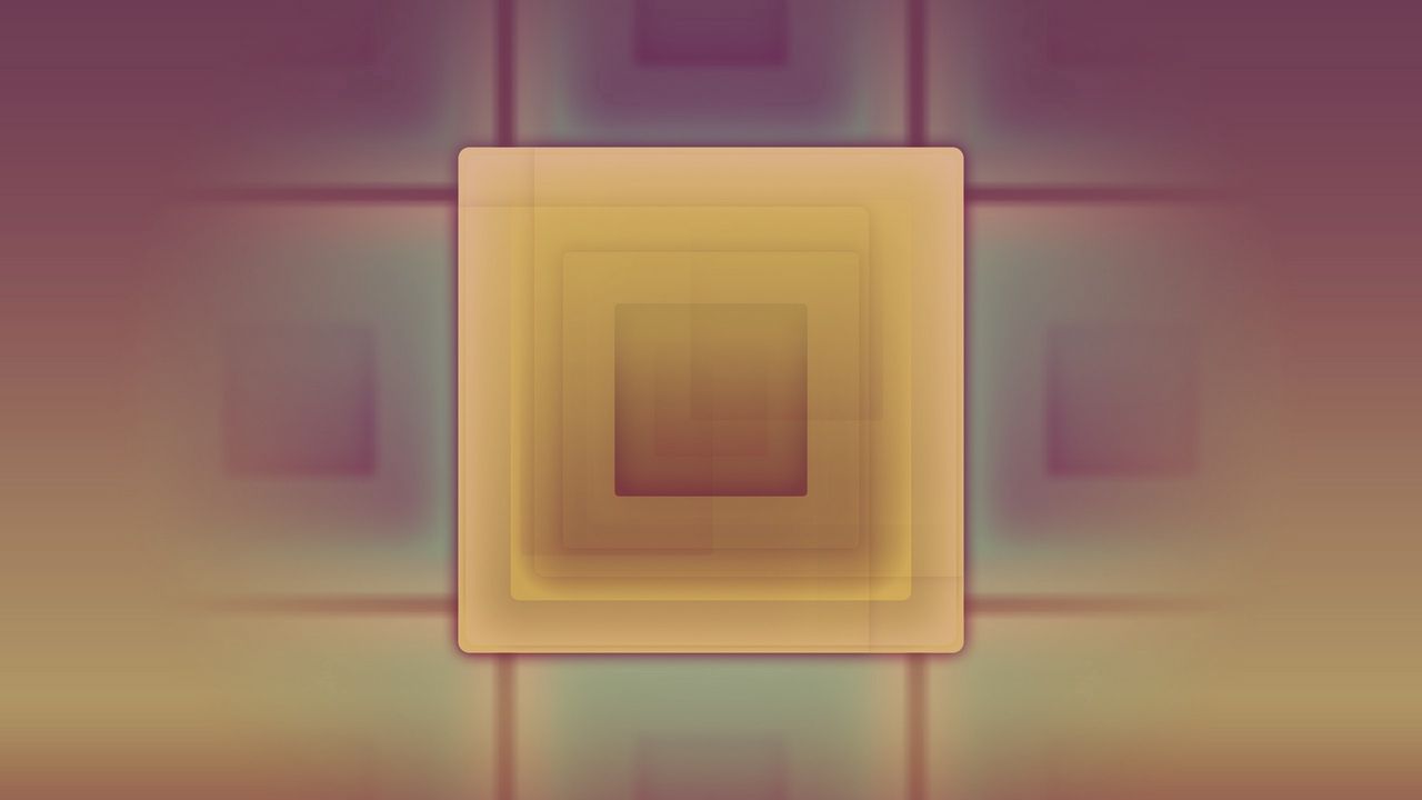 Wallpaper square, shapes, light, lines