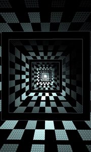 Preview wallpaper squares, dip, room, shadow