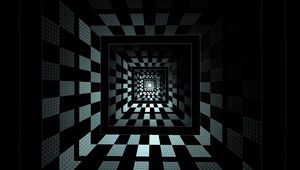 Preview wallpaper squares, dip, room, shadow