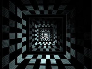 Preview wallpaper squares, dip, room, shadow