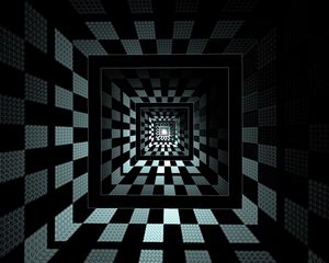 Preview wallpaper squares, dip, room, shadow