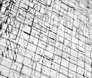 Preview wallpaper squares, intersection, lines, bw, blur