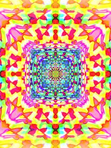 Preview wallpaper squares, kaleidoscope, bright, abstraction