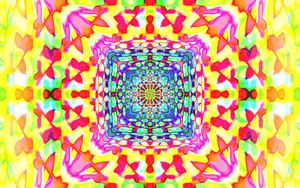 Preview wallpaper squares, kaleidoscope, bright, abstraction