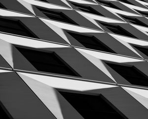 Preview wallpaper squares, shadow, black and white, bw